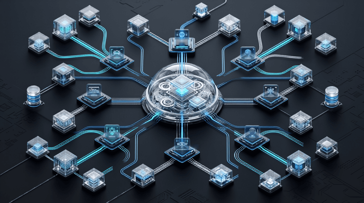 Cover image for "Designing Enterprise Software Systems for Multi-Agent Ecosystems"