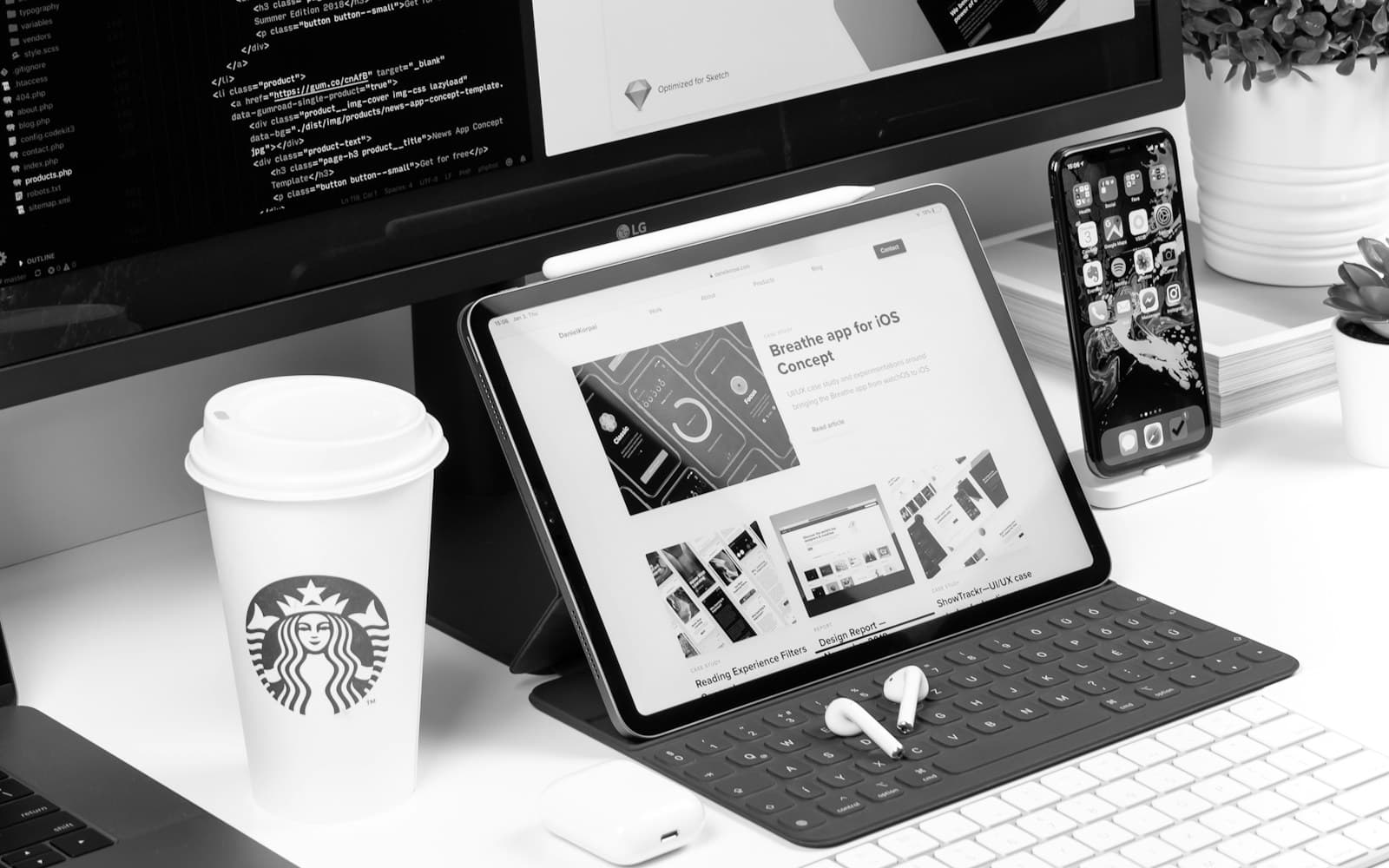 Responsive web design across devices